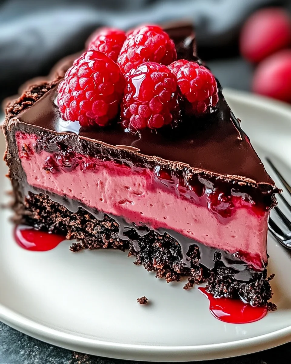 Decadent Dark Chocolate Raspberry Cheesecake You'll Adore