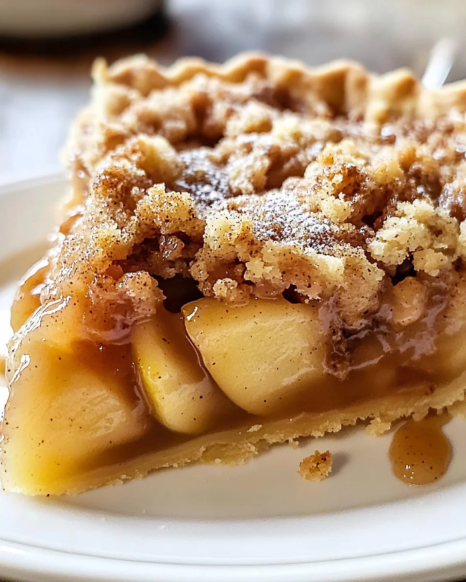 Dutch Apple Crumb Pie