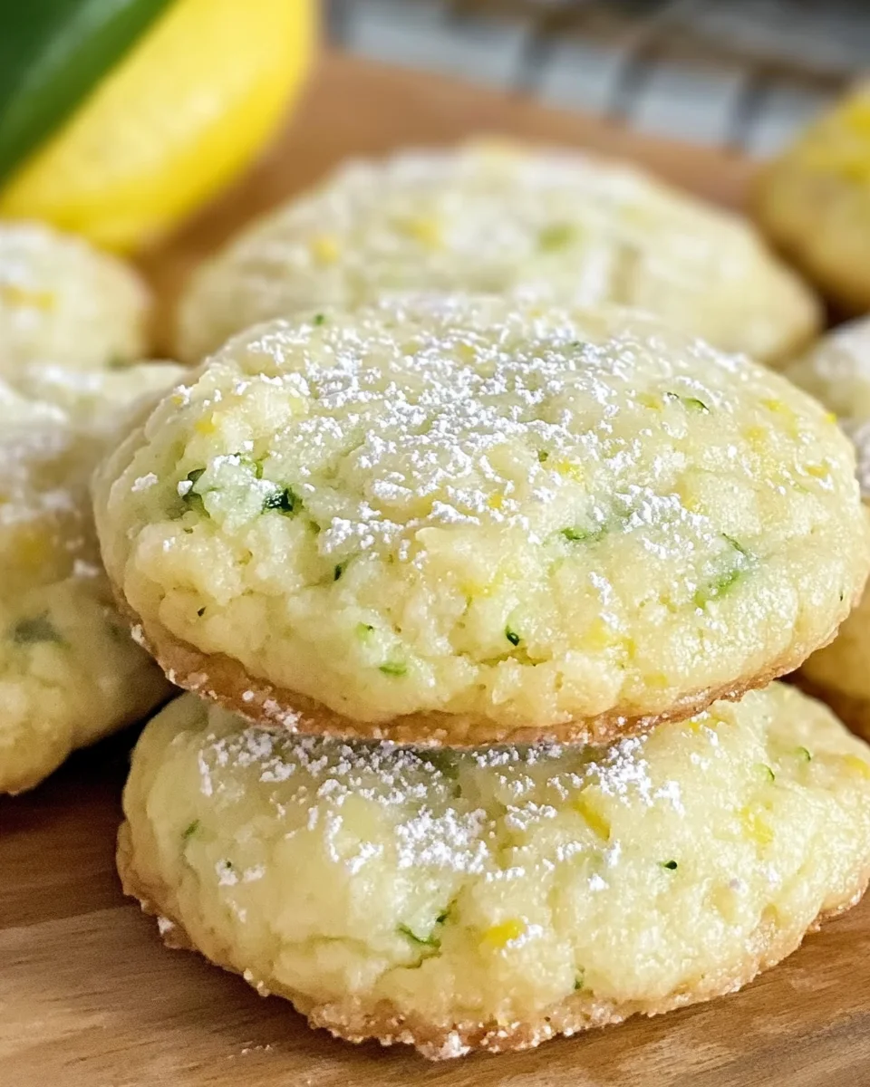 Easy Lemon Zucchini Cookies