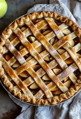 Easy Salted Caramel Apple Pie (with Lattice Tutorial)