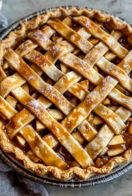 Easy Salted Caramel Apple Pie (with Lattice Tutorial)