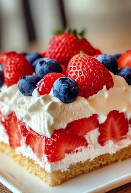 Easy Strawberry Jello Flag Cake