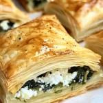 Flaky Spinach Feta Puff Pastry
