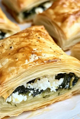 Flaky Spinach Feta Puff Pastry