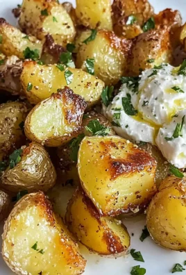Greek Roasted Potatoes with Whipped Feta