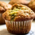 Healthy Banana Zucchini Muffins