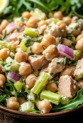 Healthy Tuna Garbanzo Bean Salad