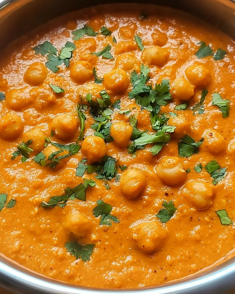 Indian Butter Chickpeas Recipe