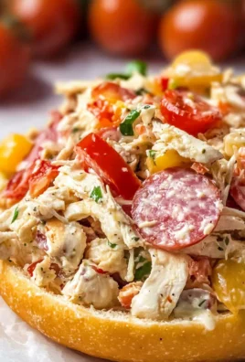 Italian Grinder Chicken Salad