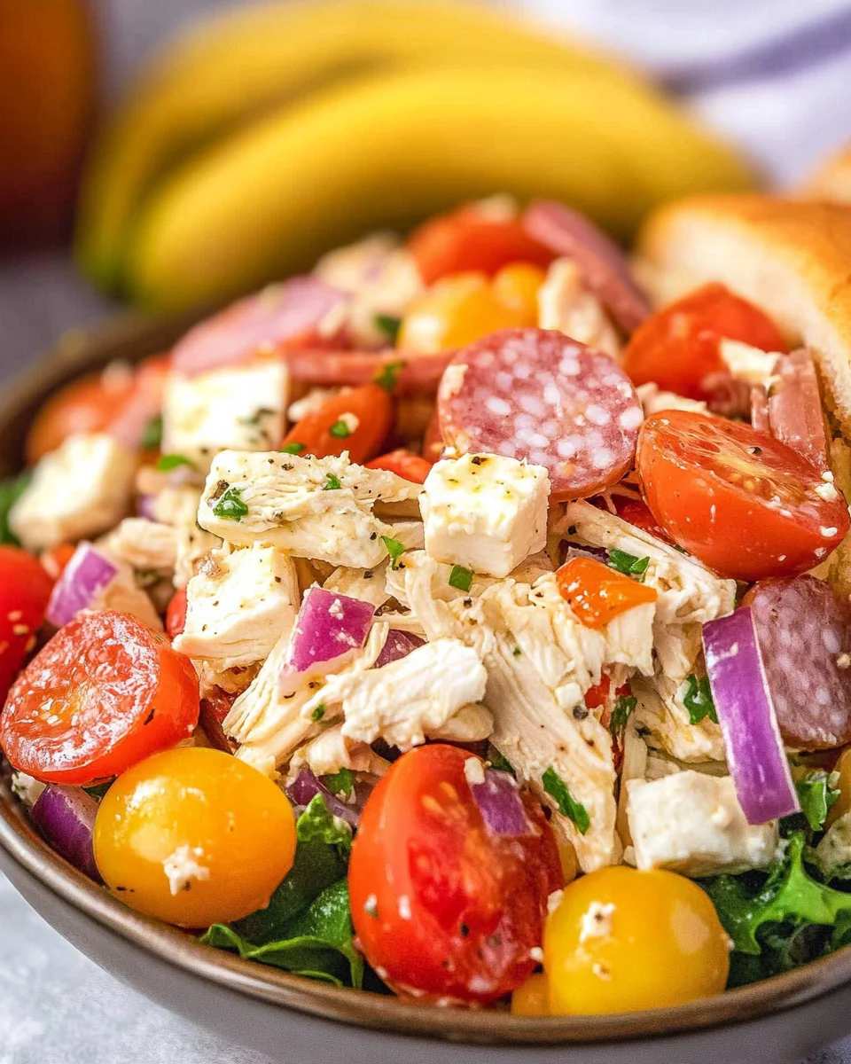 Italian Grinder Chicken Salad
