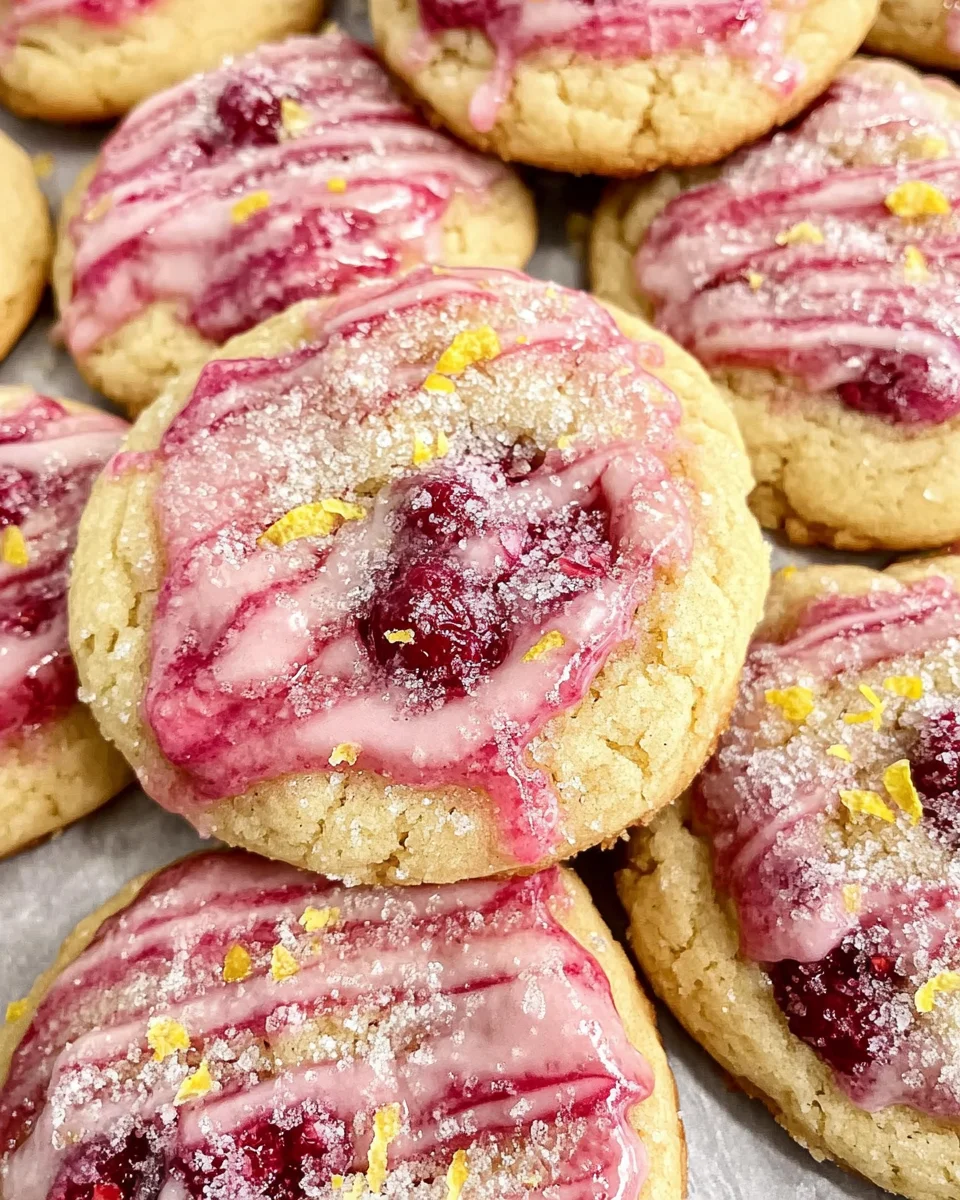 Lemon Raspberry Cookies