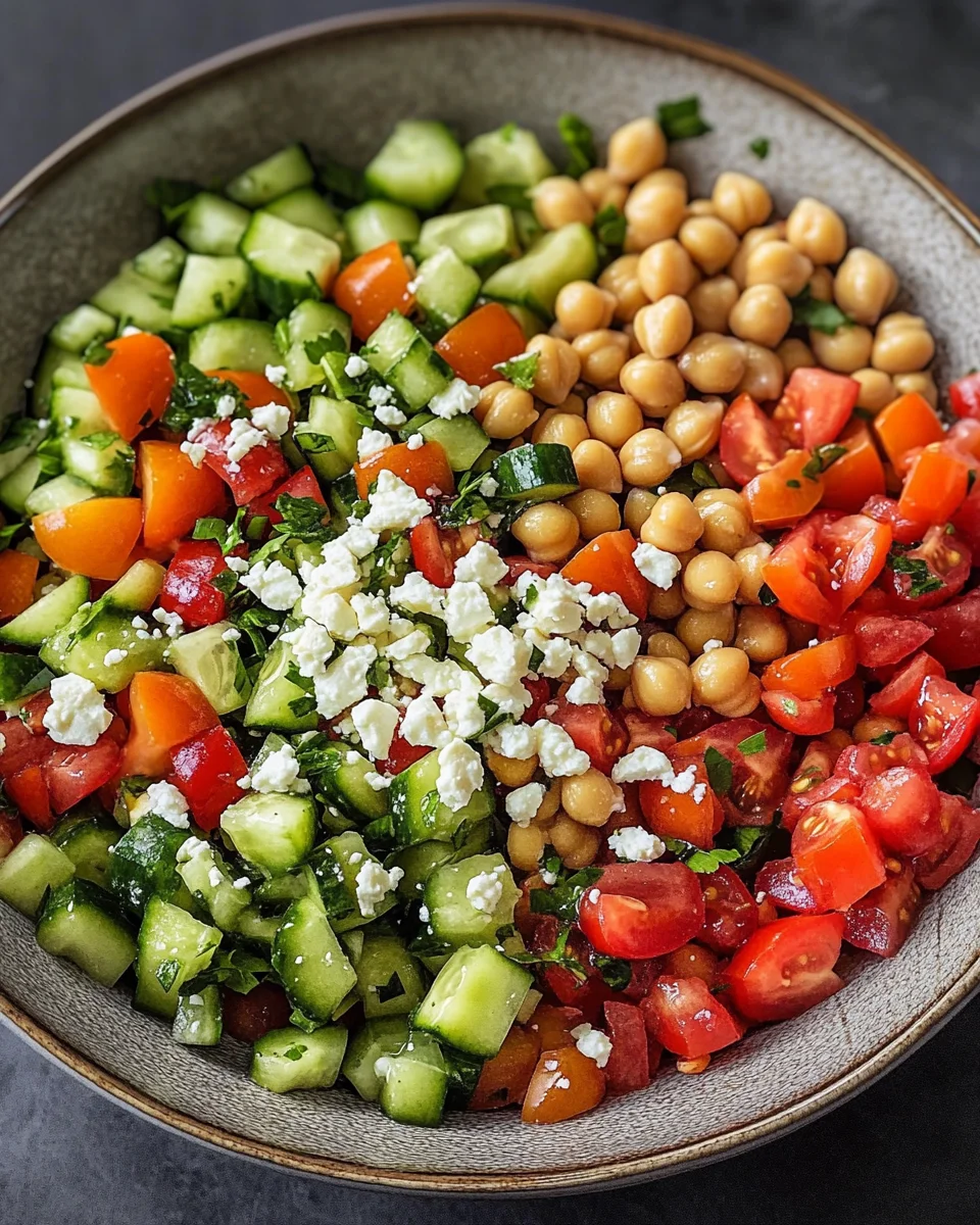 Mediterranean Chickpea Salad