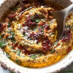Mediterranean Sun Dried Tomato Garlic Olive Oil Dip