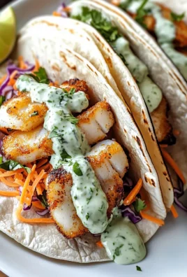 Mexican Fish Tacos with Zesty Lime Crema in 30 Minutes!