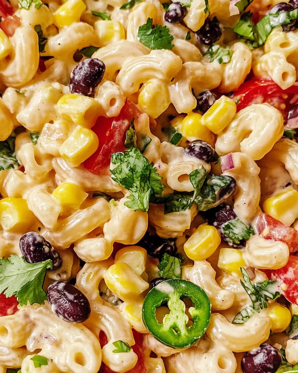 Mexican Macaroni Salad Recipe