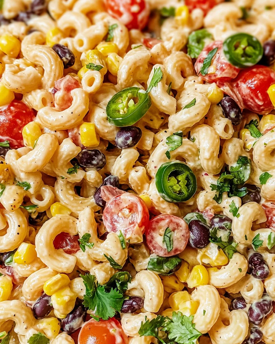 Mexican Macaroni Salad Recipe