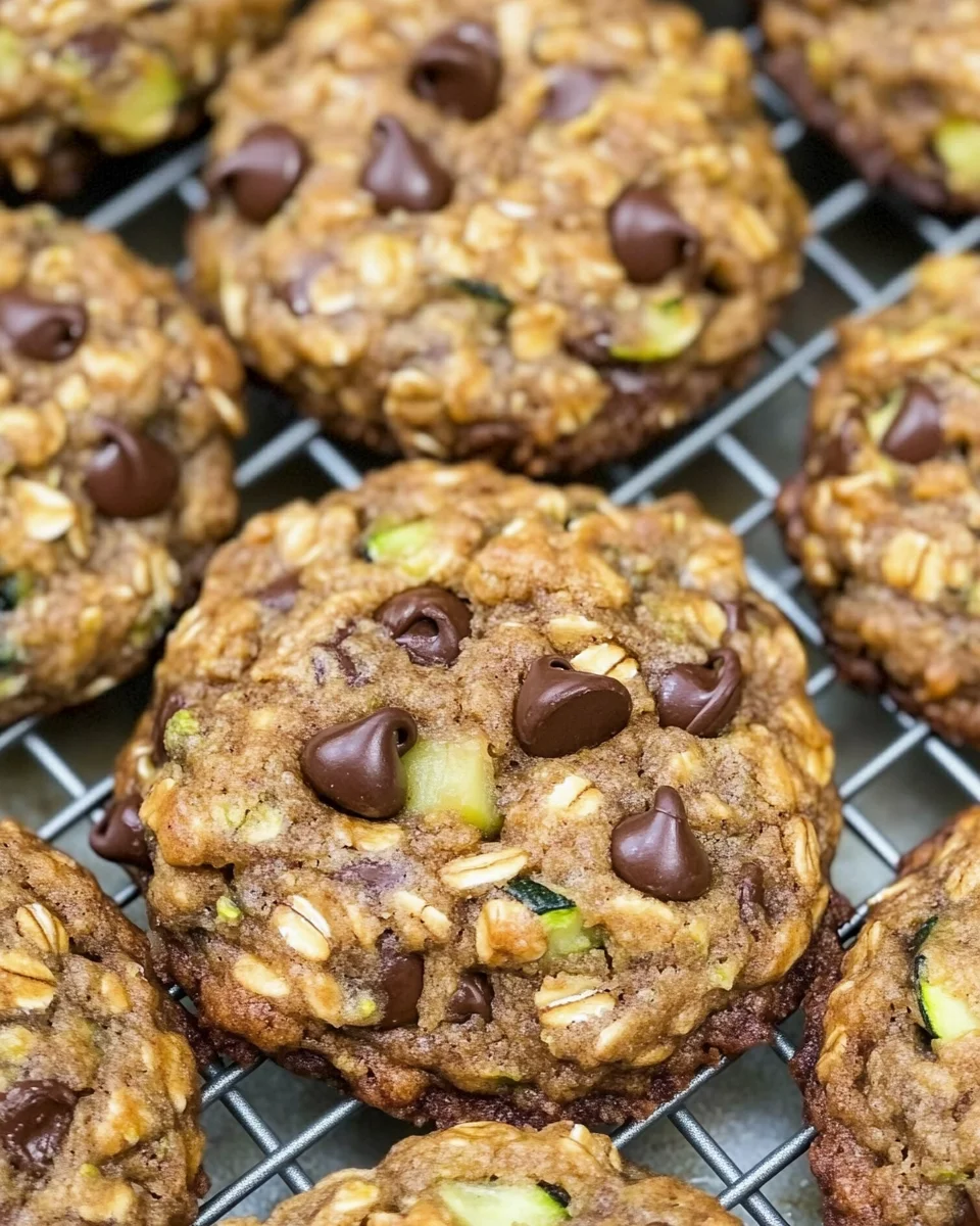Oatmeal Chocolate Chip Zucchini Cookies