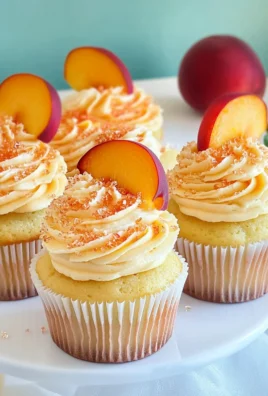 Peach Bellini Cupcakes
