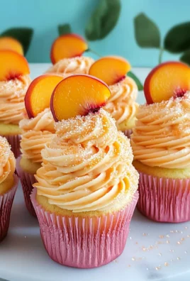 Peach Bellini Cupcakes