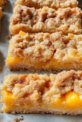 Peach Crumb Bars