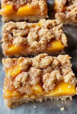 Peach Crumb Bars