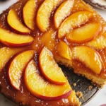 Peach Upside-Down Cake Recipe