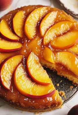 Peach Upside-Down Cake Recipe