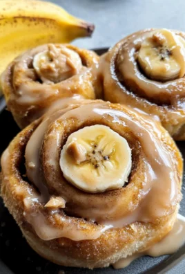 Peanut Butter Banana Cinnamon Rolls