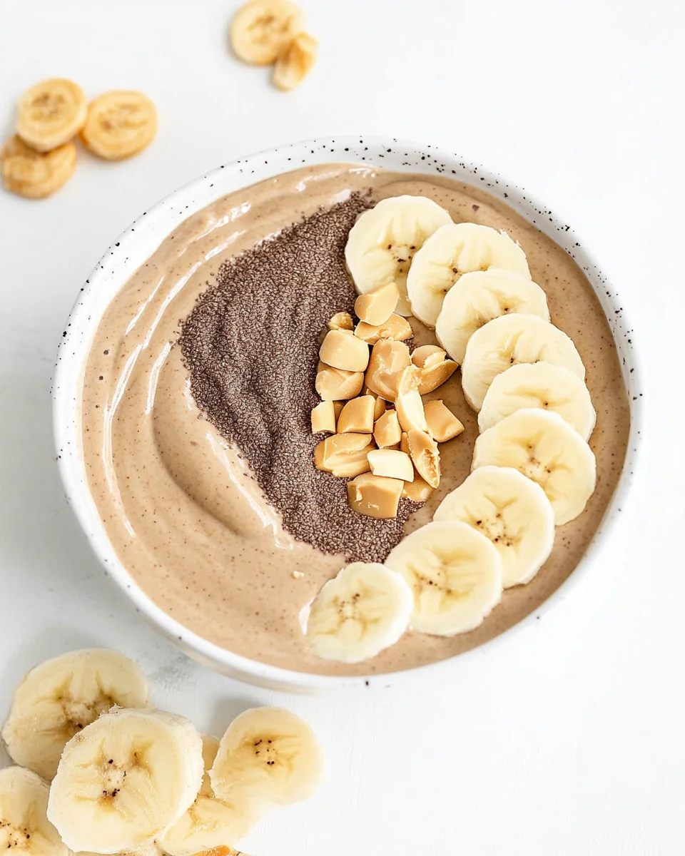 Peanut Butter Banana Smoothie Bowl