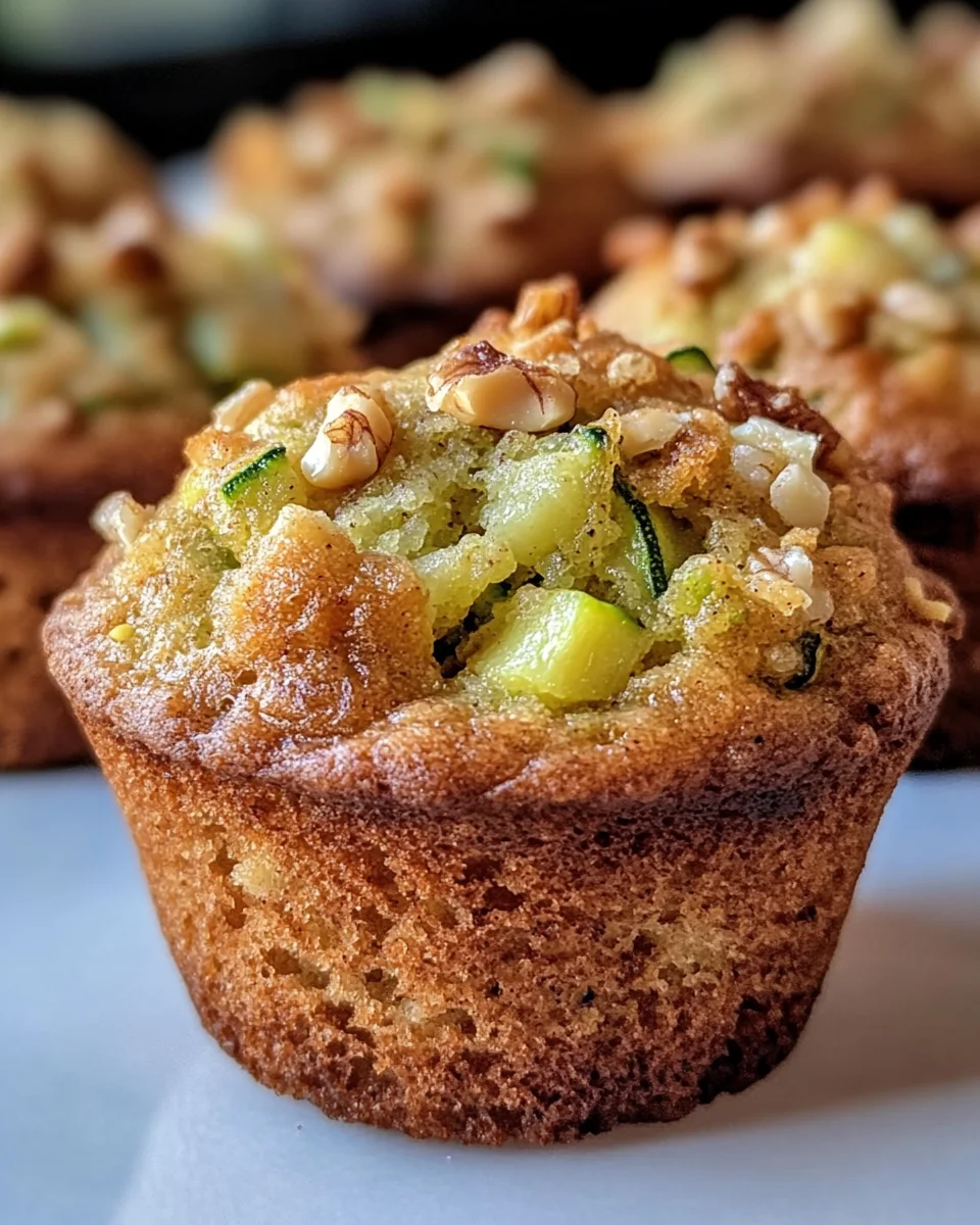 Pineapple Walnut Zucchini Muffins