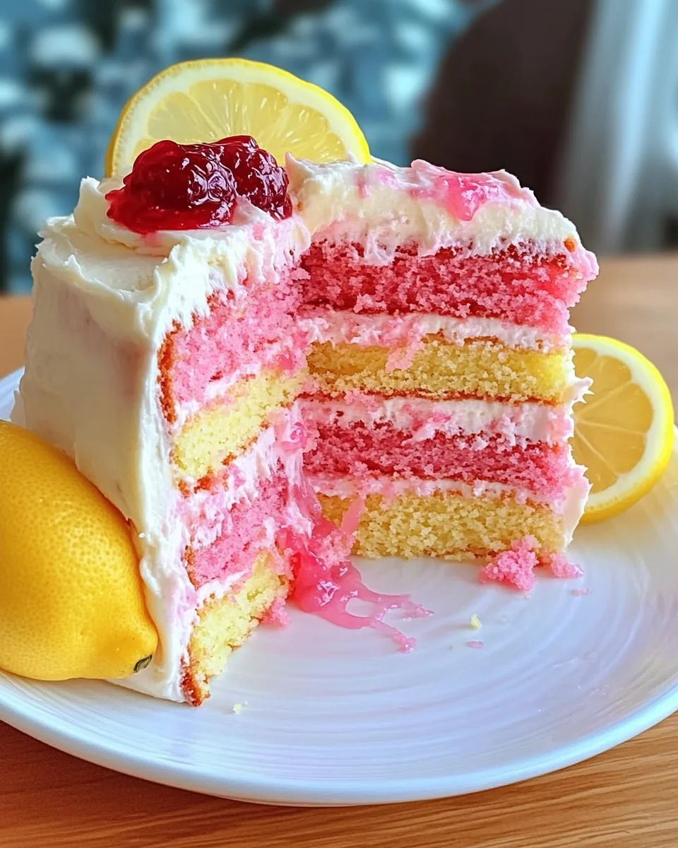 Pink Lemonade Cake