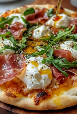 Prosciutto and Honey Burrata Pizza