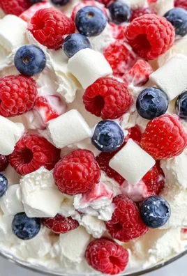 Red White and Blue Cheesecake Salad