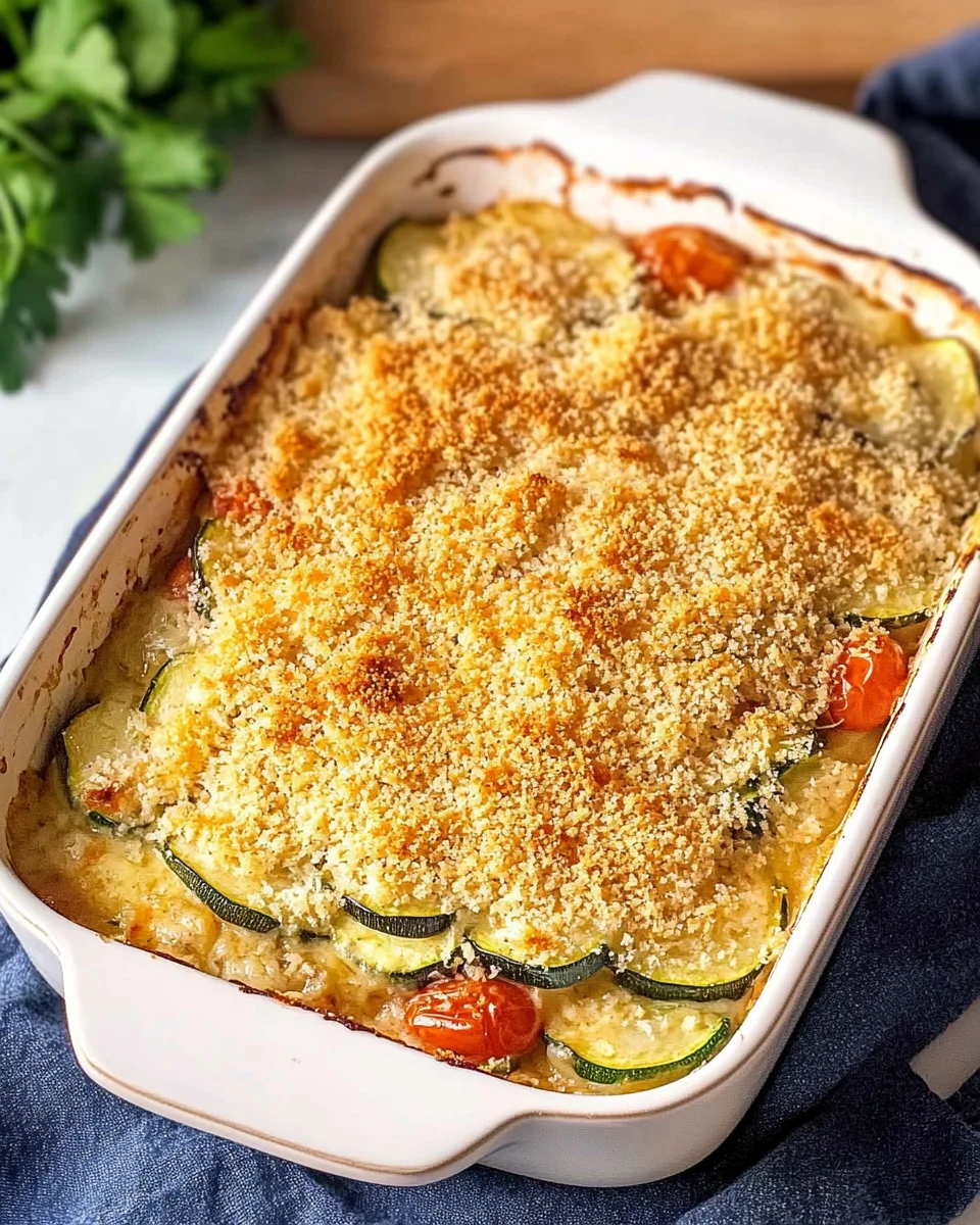 Savory Garden Zucchini Casserole