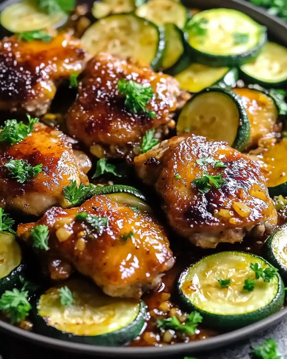 Sheet Pan Hot Honey Garlic Chicken and Zucchini: An Amazing Ultimate Recipe