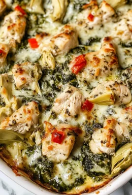 Spinach Artichoke Chicken Bake