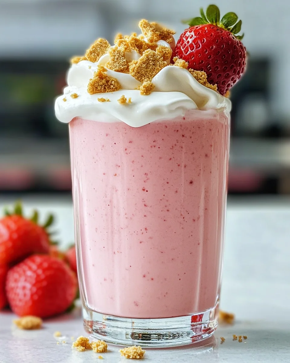 Strawberry Cheesecake Protein Shake