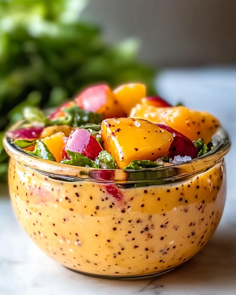 Tasty Peach Salad Dressing