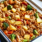 Teriyaki Chicken and Rice Casserole