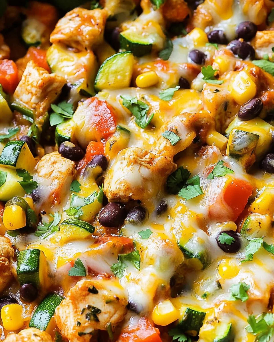 Tex Mex Chicken and Zucchini Recipe