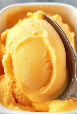 The Best Peach Sorbet Without Ice Cream Maker