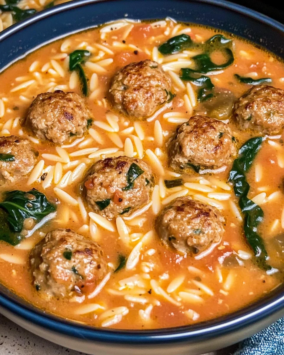 Turkey Meatball Soup