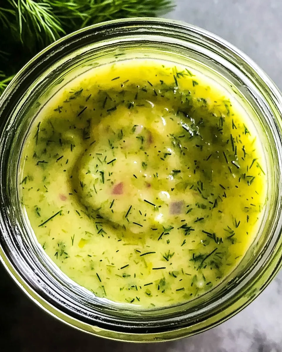 Zesty Lemon Dill Vinaigrette for Flavorful Salads